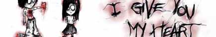 I give you my heart banner