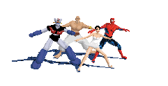 Spiderman And Others Dancing