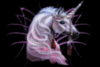unicorn blinking