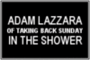 Adam Lazzara in shower