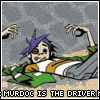 Murdoc is the driver