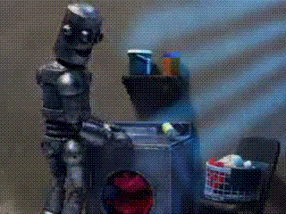 Robot humping washing machine