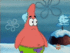 patrick getting hit by a snowb..