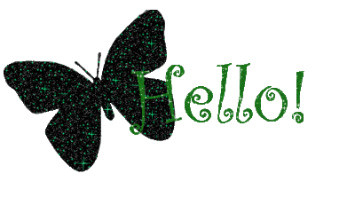 Hello Glitter Butterfly