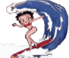 Betty Boop surf