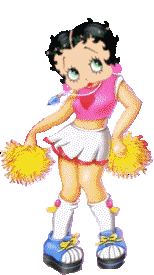 Cheerleader Betty Boop