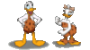 Disney - Donald And Daisy Duck..