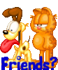 Garfield Pulling Odie's Tail (..