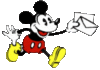 MICKEY WITH A LETTER