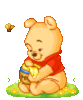 Pooh Eating