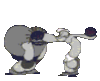 Popeye Punching Bluto