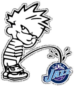 Calvin Peeing On Utah Jazz