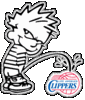 Calvin Peeing On Los Angeles Clippers