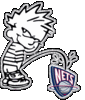 Calvin Peeing On New Jersey Nets