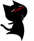 black cat -kiss