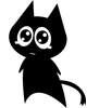 black cat -hurt