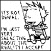 calvin is in denial