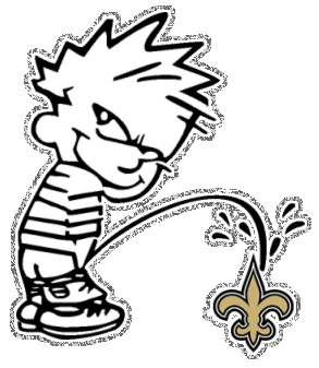 Calvin Peeing On New Orleans Saints
