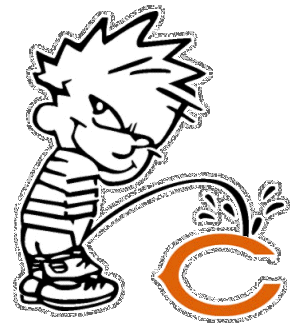 Calvin Peeing On Chicago Bears