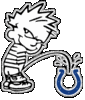 Calvin Peeing On Colts