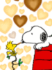 snoopy is being very romantic