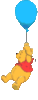 winnie the pooh with a balloon
