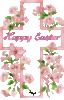 Floral Cross Pink