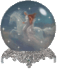 Angel in a globe