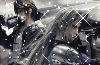 Dissidia Squal and Sephiroth