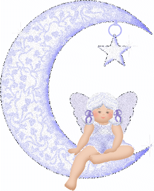 Fairy Child On Moon