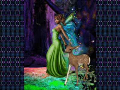 Fairy With Deer