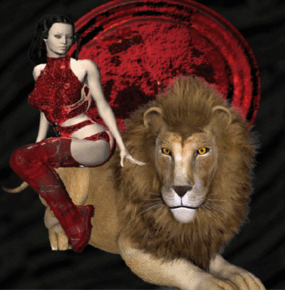 Girl with Lion