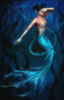 Glitter Blue Mermaid
