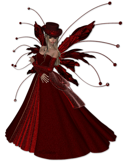 Red Victorian Fairy