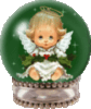 baby angel globe