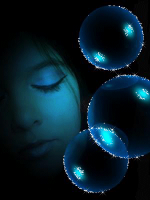 blue bubbles