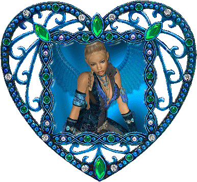 blue heart fairy