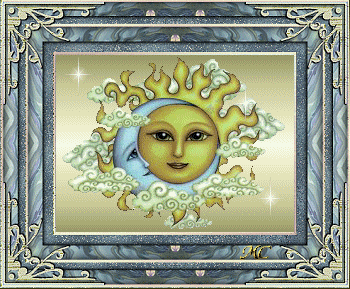 cuadro de sol y luna