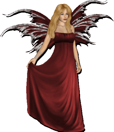 fairy in red