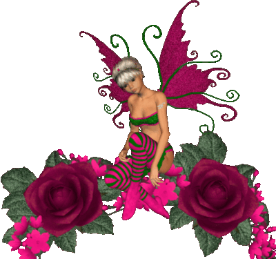 fairy in roses