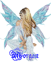 glittered blue faerie