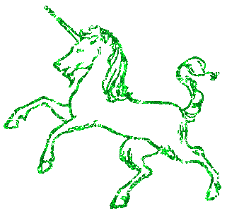 green unicorn