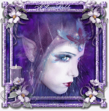 purple butterfly faery