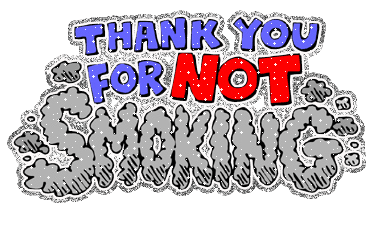 Thank you for NOT smoking