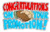 Congratulations on your promotion!