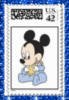 Baby Mickey Mouse Stamp (glitt..