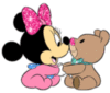 Baby Minnie and Teddy