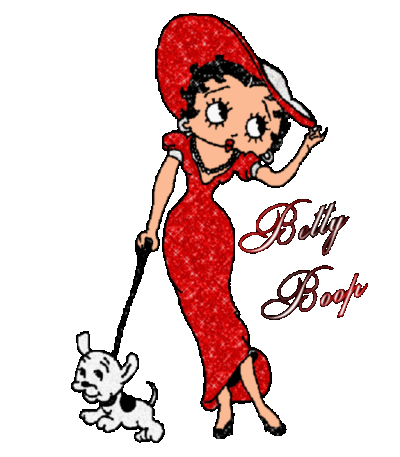 Betty Boop glittered