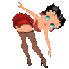 Betty Boop show off her cute ..