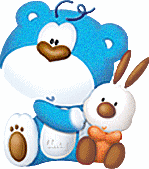 Blue Bear & Bunny